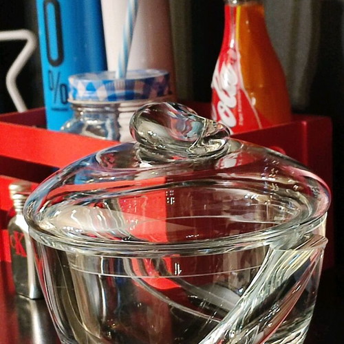 Crystal Fountain/Sugar Bowl Krosno