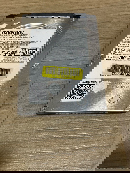 HDD 2’5 Toshiba 320Gb