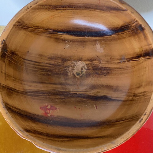 Vintage ceramic set used from Rhodes with bowl and 2 plates