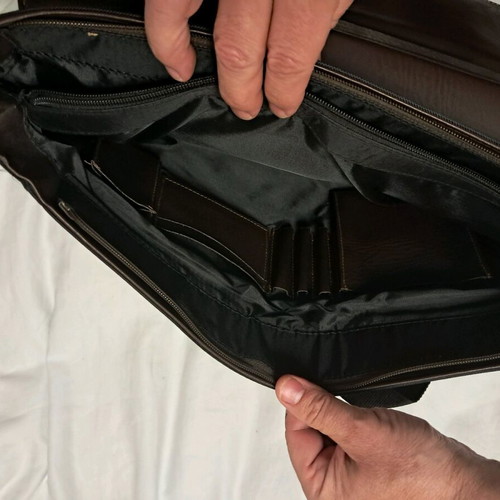 Leather bag like new, unused