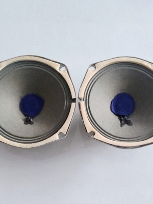 Vintage speakers 12cm used with covers and screws set