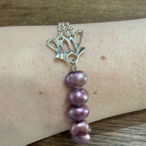 Folli Follie Silver 925 Bracelet with Amethyst stones new