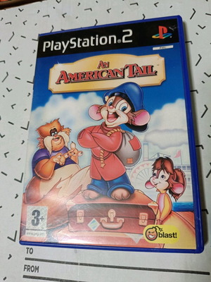 An American Tail game for Sony PS2 used, complete and functional