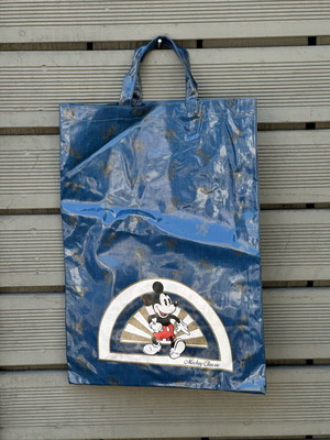 Disney Mickey Mouse Classic vintage shopping bag, blue