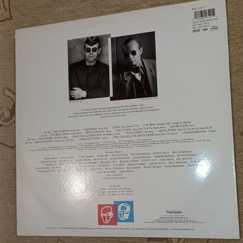 Elton John Two Rooms double vinyl record used, rock