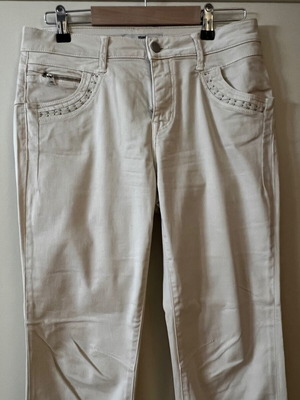 Mavi (Sophie) beige pants like new with beads, size 28/28
