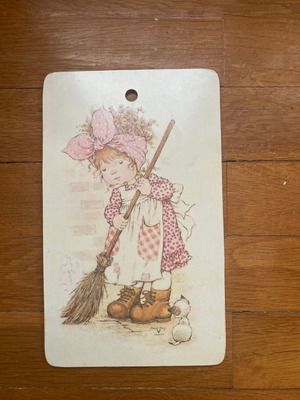 Vintage Sara Kay Valentine plaque like new