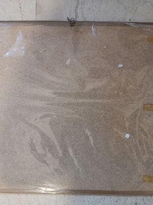 Last Supper religious print with plastic wrap