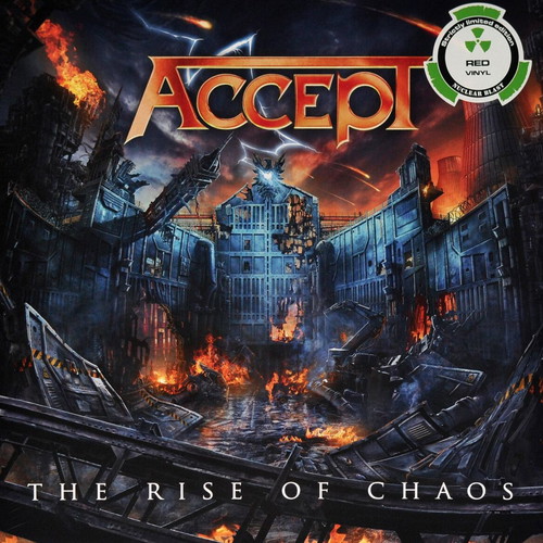 Accept The Rise of Chaos 2017 limited edition red vinyl 2LP new