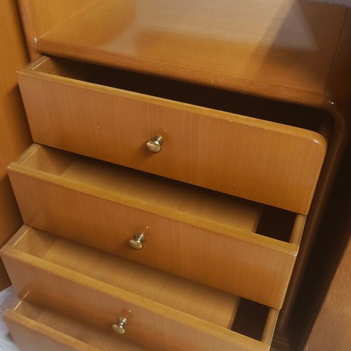 Entrance furniture used with mirror, coat rack and shoe cabinet