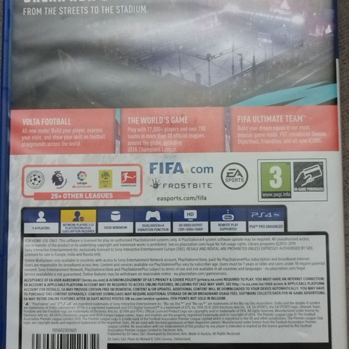 FIFA20 for Sony PS4 like new