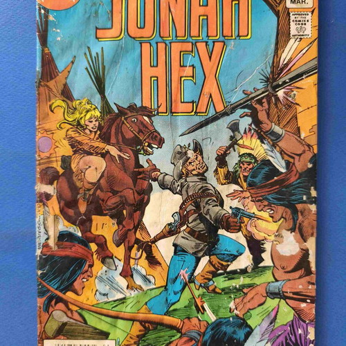 Jonah Hex 70 comic used with traces of moisture