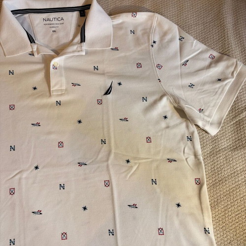 Polo shirt Nautica 2XL white like new