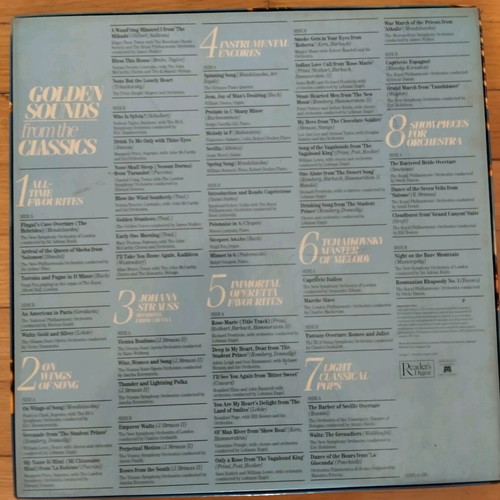 Golden Sounds from the Classics vinyl 8-disc like new