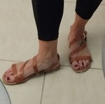 Luigi leather sandals like new, size 38, brown
