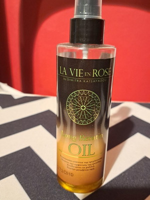 La Vie En Rose hair oil spray used 200ml