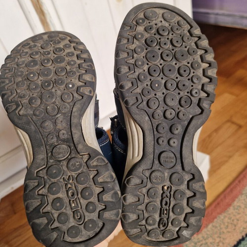 Geox sandals like new, boys size 28, navy blue and grey