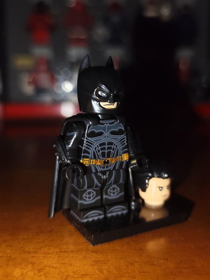 Batman Dark Knight Trilogy minifigure with accessories