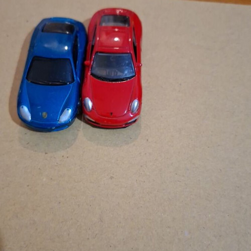 Porche type toy cars used, set for endless fun
