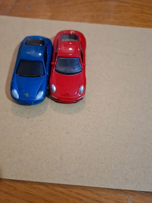 Porche type toy cars used, set for endless fun