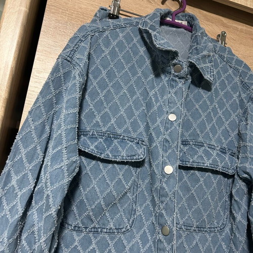 Denim set like new, shirt with pants blue
