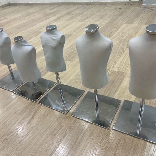 Display busts used, pack of 5 pieces