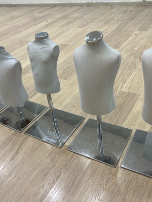 Display busts used, pack of 5 pieces