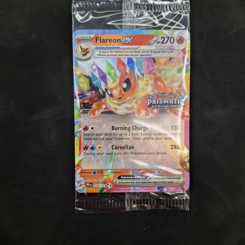 Flareon EX Stamped κάρτα Pokémon καινούργια