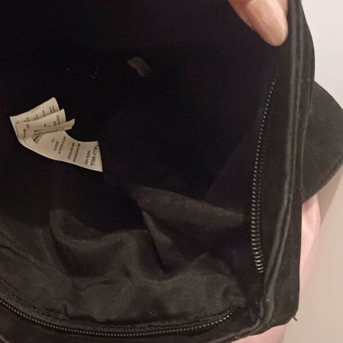 Tally shoulder bag used, black with bow detail