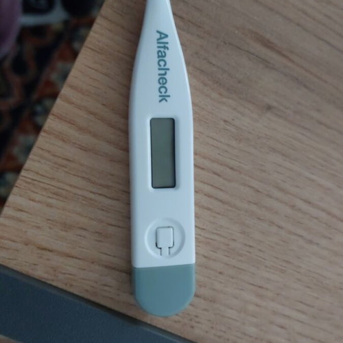 Alfacheck digital thermometer like new with case