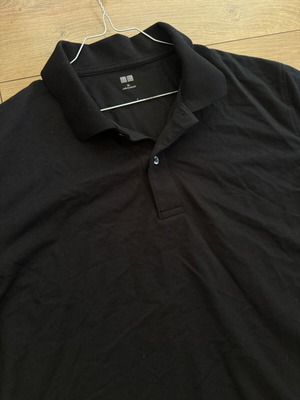 Uniqlo men's collar shirt XL, black