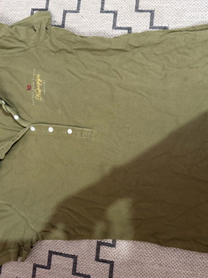 Napapijri Polo Shirt used, size M, green with embroidery