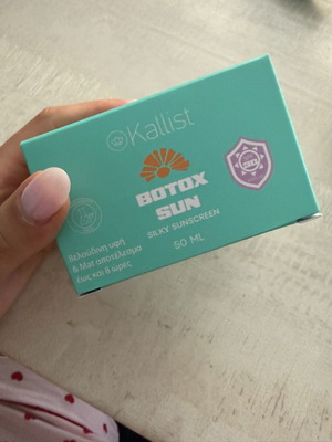 Kallist Cosmetics Botox Sun Sunscreen new for oily skin