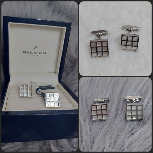 Daniel Hechter Men's Cufflinks with Mother of Pearl New