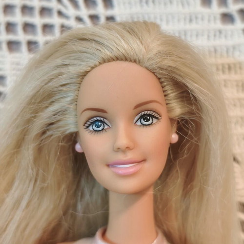 Barbie vintage doll with vintage dress used