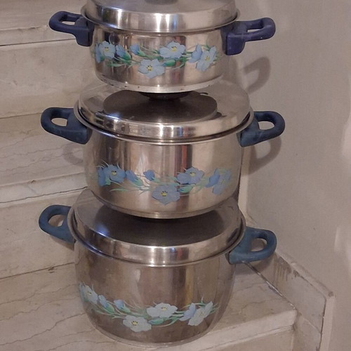 Fissler cookware set 6 pieces, blue dream series