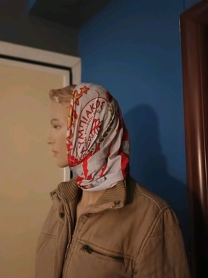 Olympiacos face mask and neck scarf new, official replica