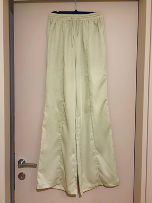Missguided Tall Satin Pants new, green, size M 38 10
