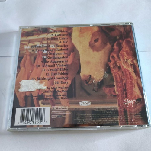 Faith No More Angel Dust CD used, metal genre