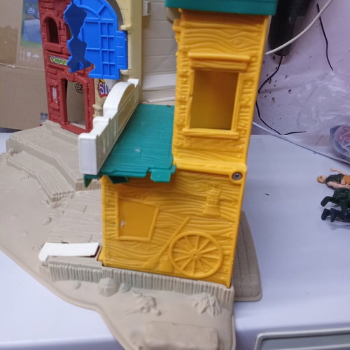 Fisher-Price Great Adventures Wild Western Town playset used