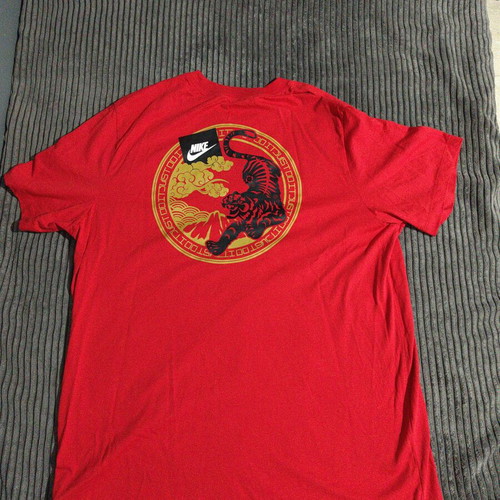 Nike t-shirt new, size XL with Japanese details, red