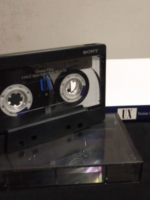 Sony UX 60 chrome cassette used for cassette player