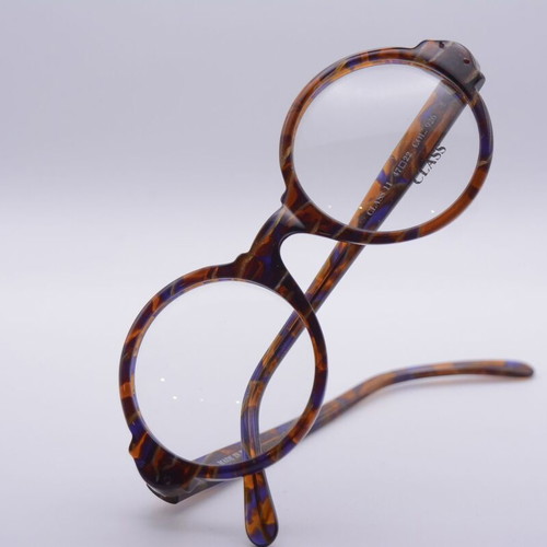 Class Vintage 80s Eyeglasses new, blue brown