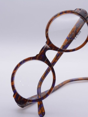 Class Vintage 80s Eyeglasses new, blue brown