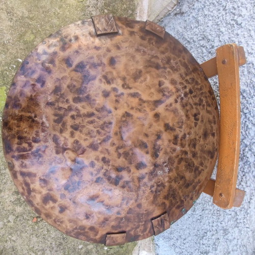 Copper antique forged cauldron like new