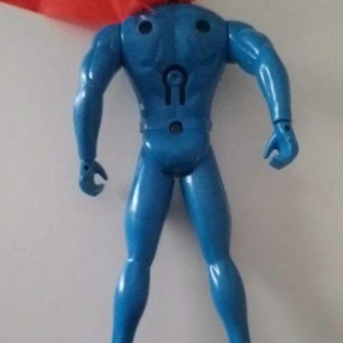 Superman figure used, 15 cm tall
