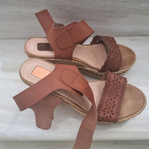 Women's platforms used, size 38