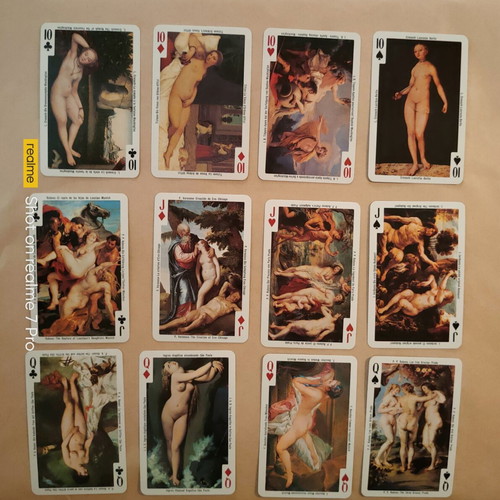 Playing Cards The Nude in Art Fournier like new