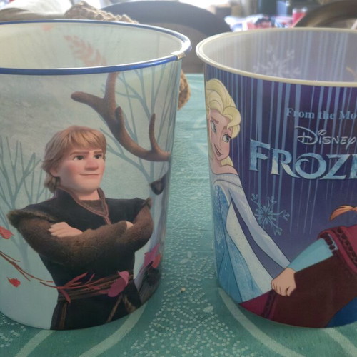 Frozen buckets set of 2, used