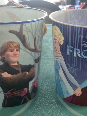 Frozen buckets set of 2, used